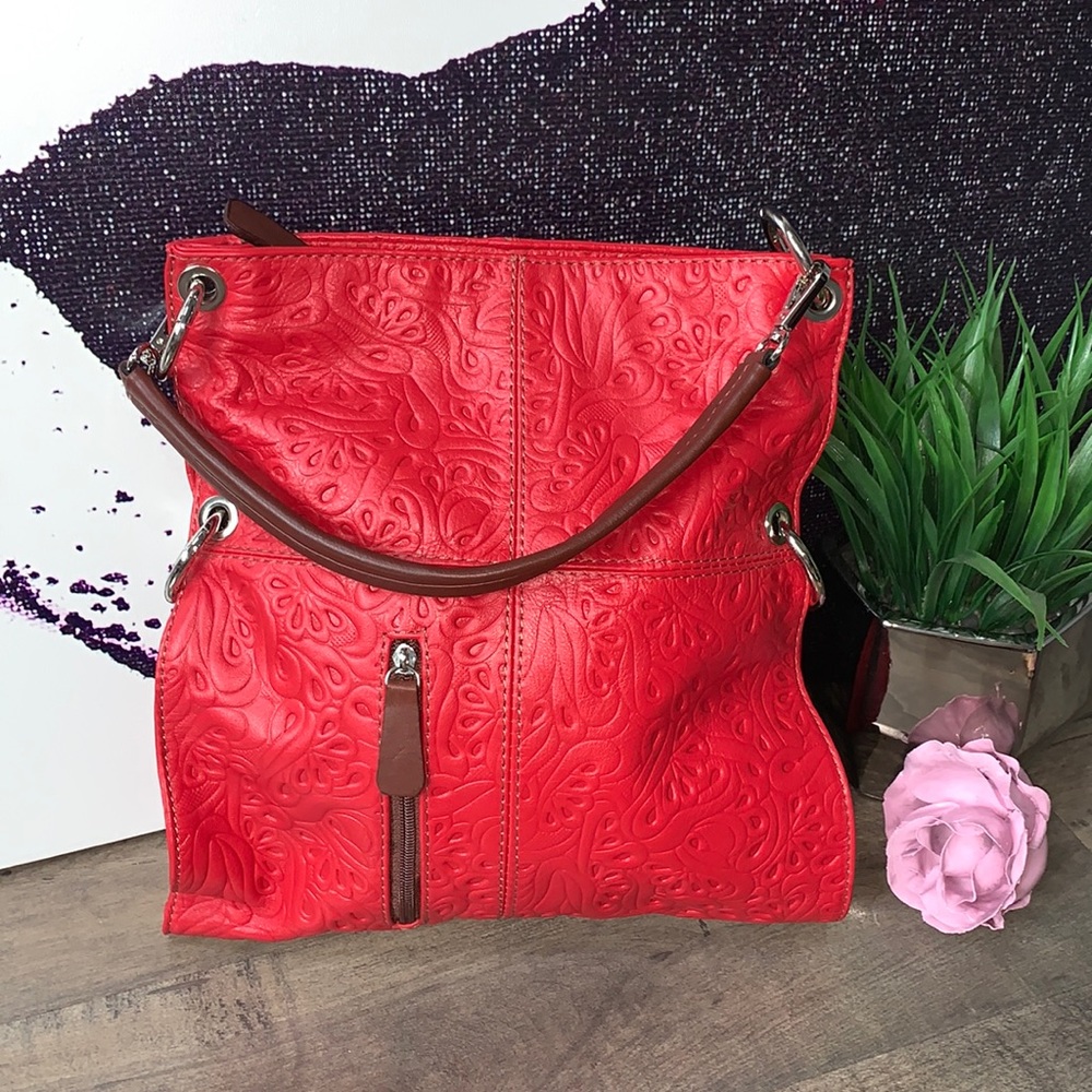 I PONTI FIRENZE RED HANDBAG